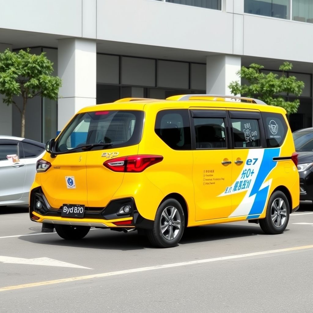 รถไฟฟ้า BYD e7 มาแล้ว! ทางเลือกใหม่สำหรับแท็กซี่จีน